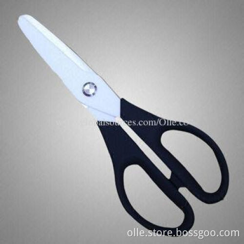 Hot-selling Ceramic Blade Kitchen Scissors, OEM Orders are Welcome